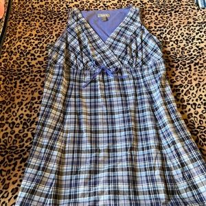 Liz Claiborne plaid dress 18P